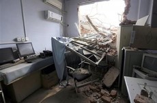 Bulldozers demolish part of hospital with patients still inside