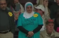 Muslim woman kicked out of Trump rally after silent protest