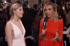 Saoirse Ronan plugged Tropical Popical AGAIN on the Golden Globes red carpet