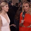 Saoirse Ronan plugged Tropical Popical AGAIN on the Golden Globes red carpet