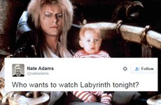 Lots of people are planning to watch David Bowie in Labyrinth tonight