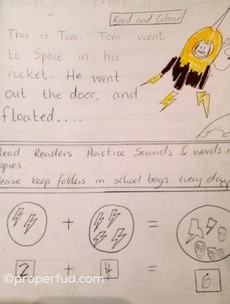 A Dublin Senior Infants teacher gave the perfect David Bowie-themed homework last night