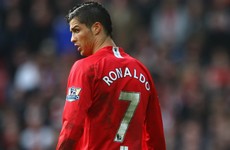 Ronaldo: I was petrified about wearing number seven at United