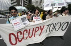 Occupy Dame Street protesters taking part in global day of action