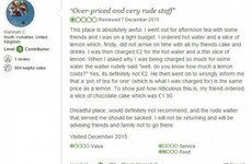 This café's masterful response to a snotty TripAdvisor review is going viral