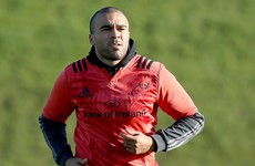 Zebo starts at full-back as Munster make three personnel changes for Stade