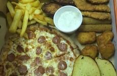 This Tyrone takeaway just came up with a pizza version of the munchy box