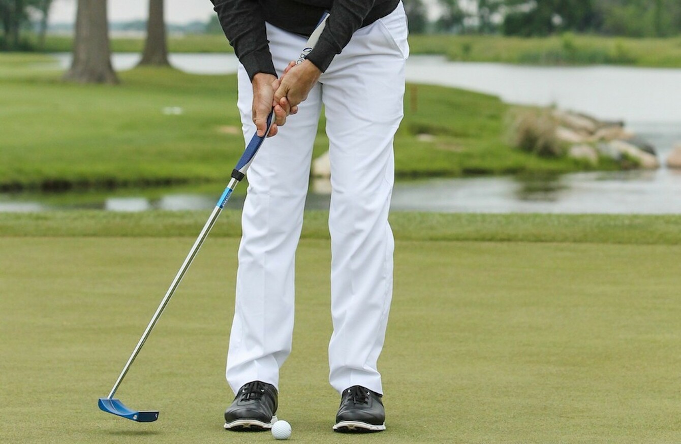 Tim Clark is using this strange looking putter to get around golf's new