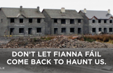 Fine Gael has a go at Fianna Fáil over ghost estates