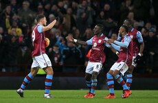 Gestede helps lowly Villa dent Leicester's title bid after Mahrez penalty miss