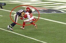 Patriots' Danny Amendola unleashed a dirty hit on a Chiefs player, and there was practically no penalty