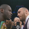 Tyson Fury stormed the ring and demanded a fight with Deontay Wilder after the American's win