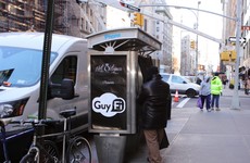 A 'masturbation booth' has opened on the streets of New York