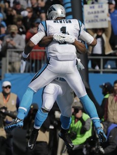 Cam Newton and the Carolina Panthers are giving Seattle an unmerciful hiding