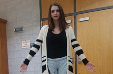 A girl was forced to miss a school test because her outfit was 'too distracting'