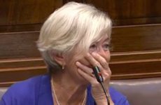 Olivia Mitchell in tears after emotional farewell to the Dáil