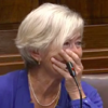 Olivia Mitchell in tears after emotional farewell to the Dáil