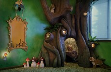 The internet is obsessed with this dad who built a tree in his daughter's bedroom