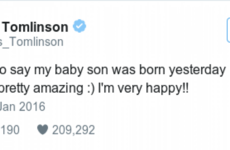 One Direction's Louis Tomlinson is officially a dad and fans are LOSING it