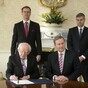 It's on: The general election will be held on 26 February