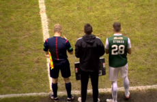 Ireland's Anthony Stokes got his Hibs debut off to the best possible start yesterday