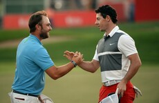 This superb putt secured third place for Rory McIlroy in Abu Dhabi