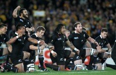 New Zealand in black for World Cup final