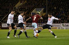 Richard Keogh had a night to forget against Burnley