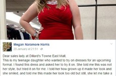 A mam called out a shop assistant for saying her daughter should wear Spanx