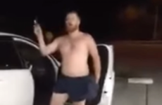 Take a break and watch this shirtless man stop a robbery at a fast food restaurant