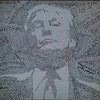 This portrait of Trump is made entirely out of the presidential candidate's offensive comments