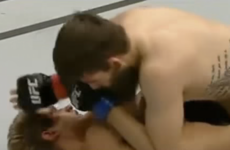 The Sage Northcutt hype train was derailed with this 'quick' tap last night