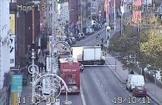 Road closure on Dublin's south quay after pedestrian hit by truck