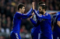 Oscar hits first half hat-trick and Hazard finally breaks 273-day goal duck