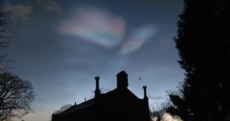 A beautiful rare weather phenomenon brightened up this St. Brigid's Day morning