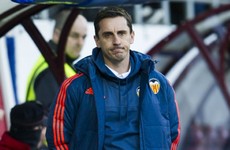 Under-fire Neville won't resign after Barcelona thrashing
