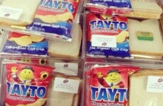 Some legends are serving Tayto sandwich packs at their weddings