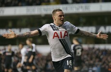 Trippier's first top-flight goal sends Spurs into second