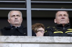 Dortmund coach plays down rumours as Jose Mourinho spotted at game
