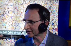 Martin O'Neill was analysing the Super Bowl on BBC