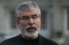 Gerry Adams has responded to Enda's comments linking IRA weapons to Friday's shooting