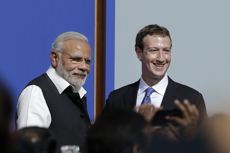 Facebook CEO Mark Zuckerberg met with Indian prime minister Narendra Modi at its HQ back in September, but its plans for the country have hit a major setback.