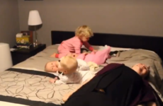 This mum's heroic struggle to get her four toddlers to bed is going insanely viral