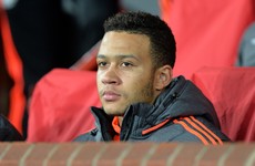 Memphis Depay dropped to Man United's U21s for tonight's game against Norwich