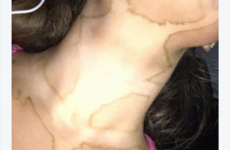 This girl just demonstrated why fake tan and Marley & Me don't mix at all