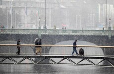 Hail, sleet and snow showers - the weather's not getting any better