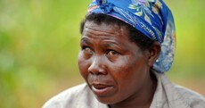 Blind in one eye, crippled by pain, Teresina does without meals so her kids can eat