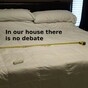 This guy went to extremes to prevent his wife hogging the bed