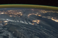 Watch: Violent storms, bright lights and dark seas - The view from 250 miles high