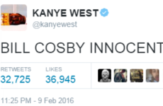 Kanye West tweeted about Bill Cosby and Twitter lost it